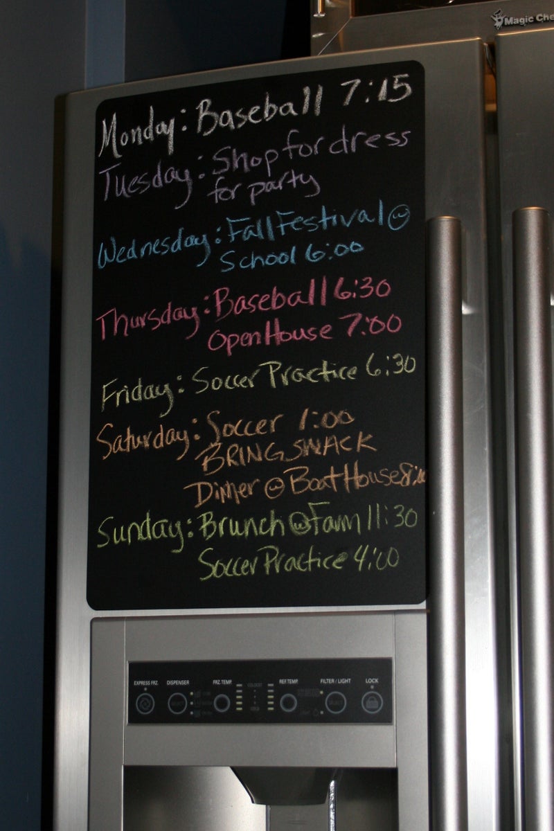 Chalkallaboutit Chalkboard Refrigerator Sticker or Chalkboard Cabinet Sticker - Image 1